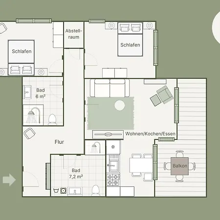 Apartamento C14 Südbalkon Mit Blick Ins Grüne&nutzung Der Wellness-&aktivbereiche Im Pine Hill